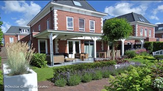 Tuinontwerp met veranda en lavendel ©Cecilia Goossens-Niesten